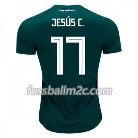 Fußballtrikots Mexiko Jesus C. 17 Heim Trikotsatz WM 2018